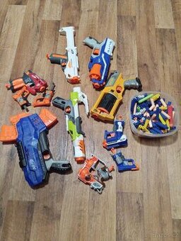 Nerf pistole různé typy