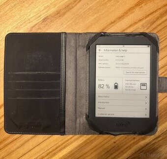 Čtečka knih Tolino Page 2 8GB černá + obal
