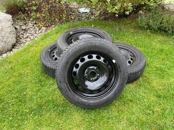 Prodám-Sadu zimních kol 5x112,ET46,205/55/16/91H