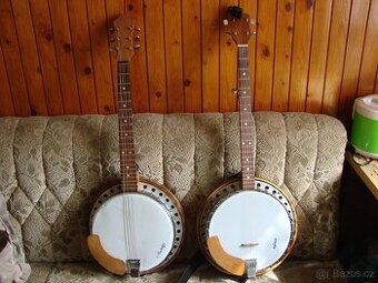 Šestistrunné banjo Mustang a pětistrunné banjo Kertak