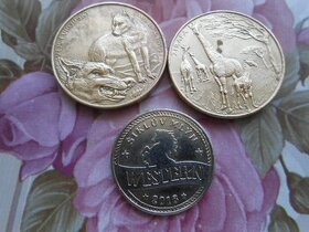Pamětní mince 12 kusů - cena celkem , stav foto