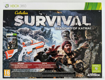 TOP SHOT ELITE + Cabela's Survival - puška Xbox 360 - 1