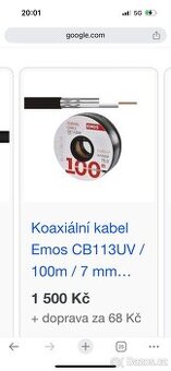 Kabel anténa