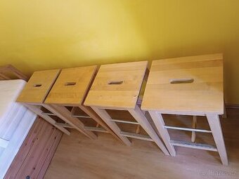 4 ks barové židle/stoličky z IKEA