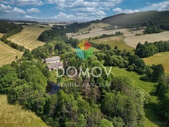 Unikátní ucelené  pozemky  441 990  m²  s historickým mlýnem