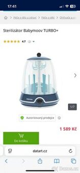 Babymoov sterilizátor a ohřívačky dvojčata