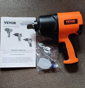 Prodám nový pneumatický rázový utahovák VEVOR RP7460 – 3/4"