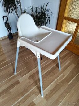 Jídelní židlička IKEA + potah