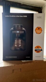 Nový Kávovar s mlýnkem Lauben 600BB černý