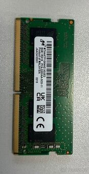 Paměť 8GB DDR4 Micron Technology PC4-3200AA SODIMM 1Rx16