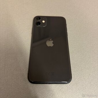 iPhone 11 64GB černý, 100% baterie, 12 měsíců záruka
