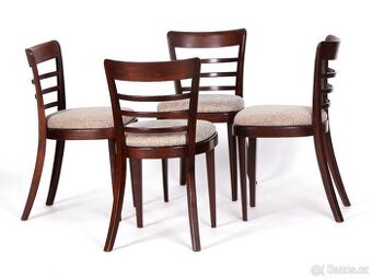 Vyhledávané bukové jídelní židle TON, 4 ks