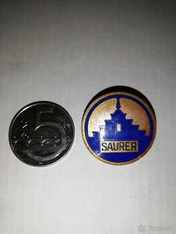 Prodám starý odznak značka auta SAURER