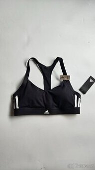 Černá sportovní podprsenka Adidas s vycpávkami - vel.M