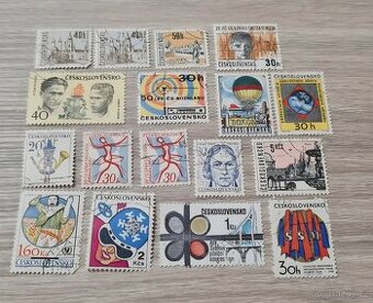 Poštovní známky - československé / zahraniční