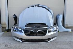 Škoda Superb III, 3 + lift díly na přední část, airbagy