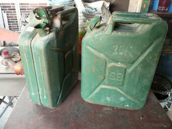 Plechové kanystry objem 20l