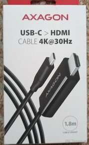 USB-C HDMI 4K@30Hz a 60Hz data kabely  ,,VÝPRODEJ,,