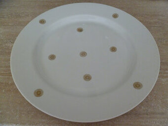 Koláčový talíř retro porcelán česká výroba