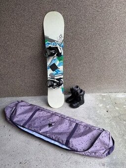 Snowboard set - SNB + Boty + Vak - TOP