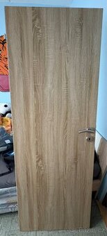 Nové, Falcové interiérové dveře, dub bělený, 70 P