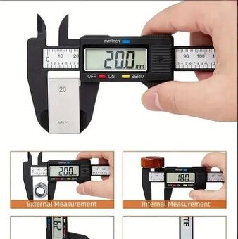 Digitální posuvné měřítko velký LCD displej 150mm NOVÁ