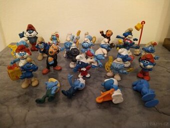 Retro figurky Šmoulové