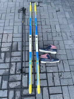 Běžky MADSHUS 197 cm, boty MADSHUS 47 EUR, vázání ROTAFFELA