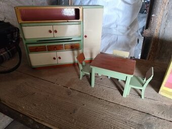 Kramek + kuchynka pro panenky Retro