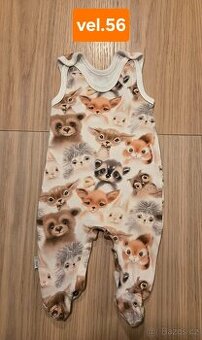 Dupačky s lesním zvířátky vel. 56