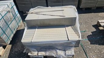 DITON Záhonový obrubník přírodní 100 x 5 x 20 cm - 100 ks