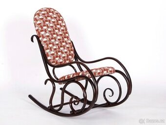 Starožitné houpací křeslo FISCHEL