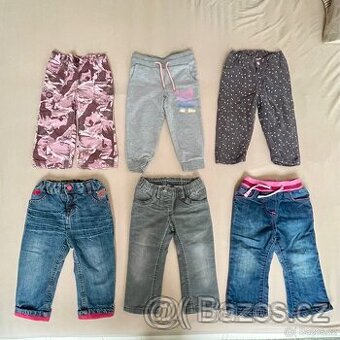 Dívčí kalhoty - set 6 kusů