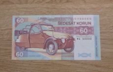 VZÁCNÁ Bankovka veterán VELOREX, Gábriš