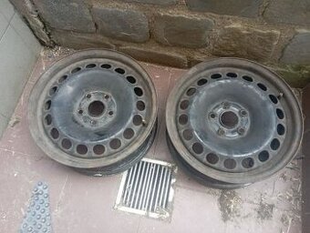 Prodám plechové disky 7Jx 16H2 (VW, Škoda)