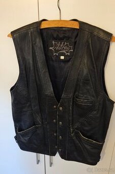 Kožená pánská vesta