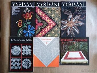 Vyšívání, móda apod. - knihy, časopisy