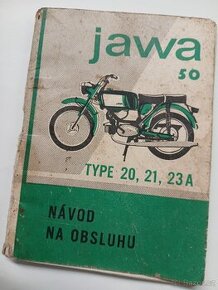 Návod na obsluhu Jawa 50 type 20, 21, 23A