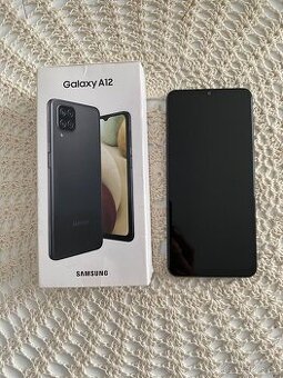 Samsung Galaxy A12 64 GB – TOP STAV, téměř nepoužitý