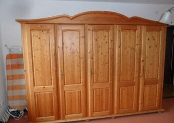 Kompletní rustikální ložnice z masivu,6422