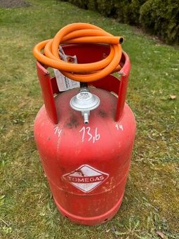 PB lahev 10 kg + regulační ventil.