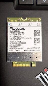 Modem Fibocom L860-GL-16 4G pro HP