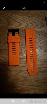 GARMIN Fenix 5x, 6x, 7x, 8 tah, řemínek, pásek 26mm oranžová