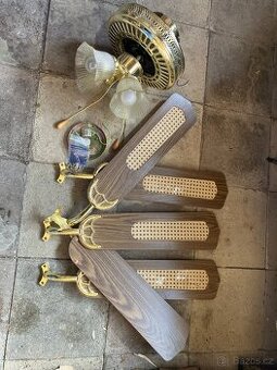 Lustr s ventilátorem