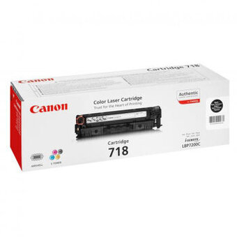 Canon 718 (2662B005) - toner, black (černý) Originální