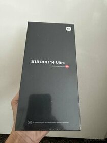 Novy Xiaomi 14 Ultra 16/512gb cerny. 2r zaruka O2. Bonusy