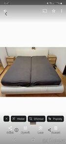 Manželská postel 160 x 200 cm