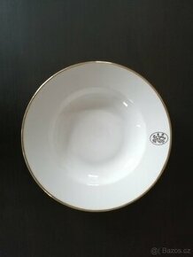 Hluboké bílé porcelánové talíře - 1