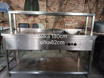 Gastro stoly a ohrevná vana