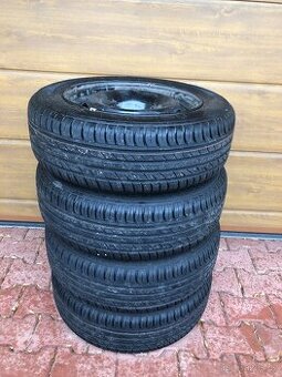 Peugeot 207, 4x plech+ pneu 185/65 R15 Letní